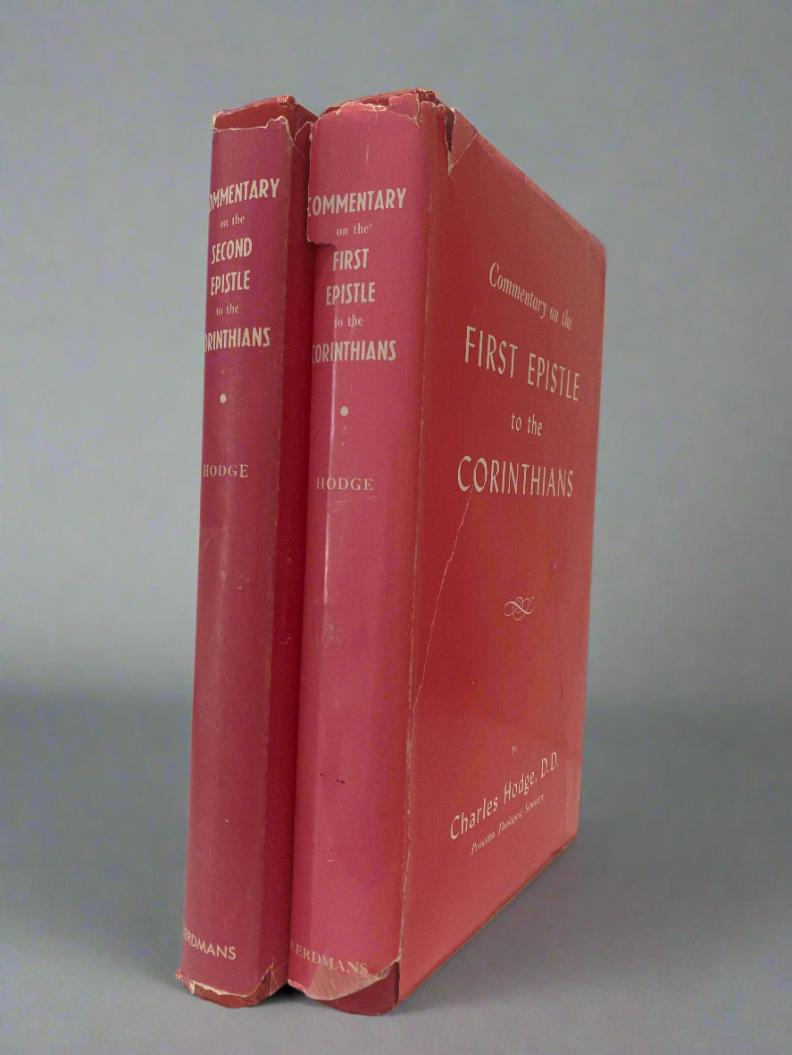 Charles Hodge Hardcover Commentary on 1 & 2 Corinthians (Used Hardcover 2-Book Set)